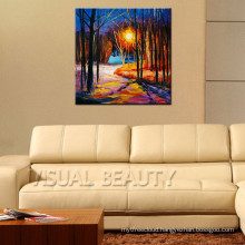 Palette Knife Oil Painting On Canvas For Decor